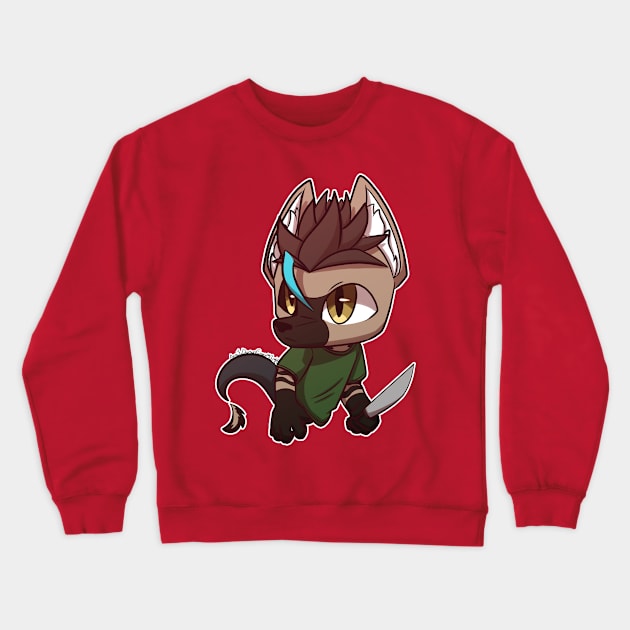 Deadly Slate Crewneck Sweatshirt by CrazyMeliMelo